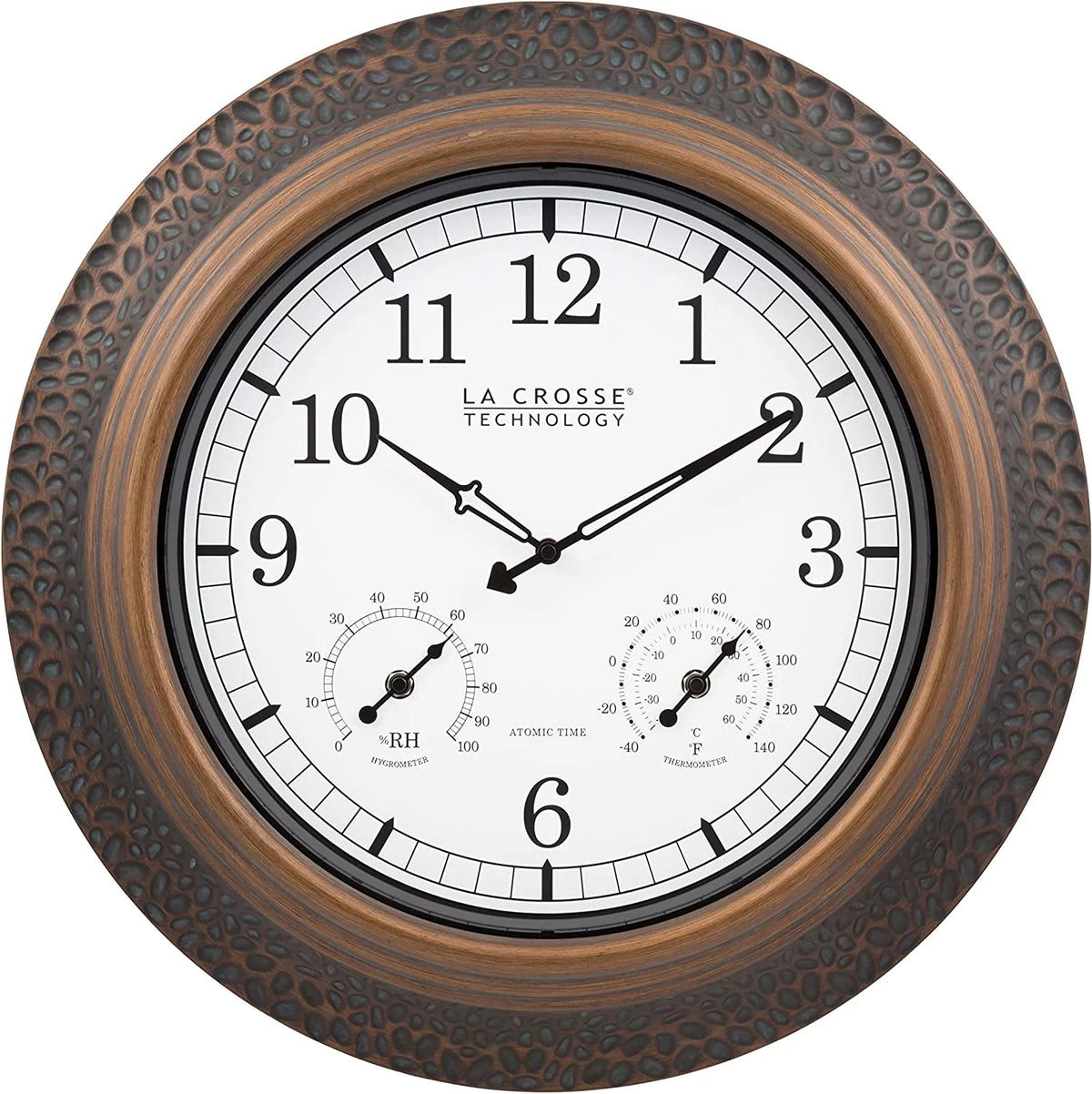 Bronze Indoor/Outdoor Analog Wall Clock I22710