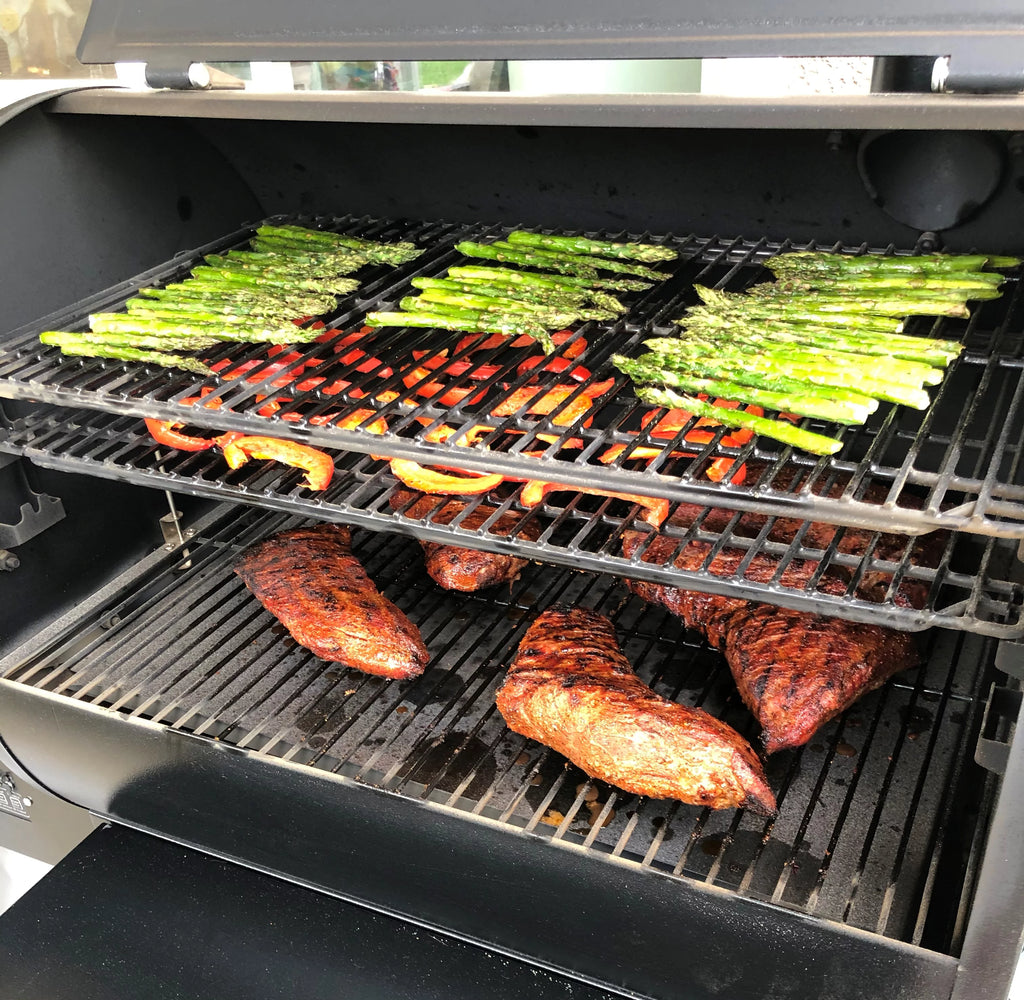 1500 Square Inch Pellet Grill and Smoker with 3 Cooking Racks C225325