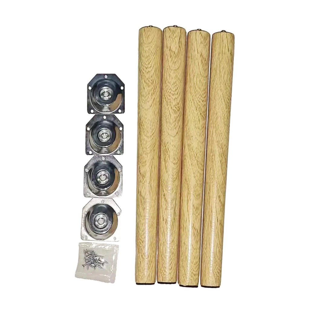 Wooden Furniture Legs 4 Pieces 30cm W431726