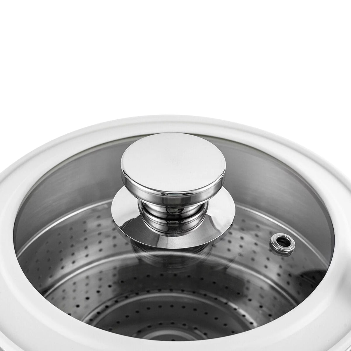 3-in-1 Electric Hot Pot Steamer with Steaming Basket W10145