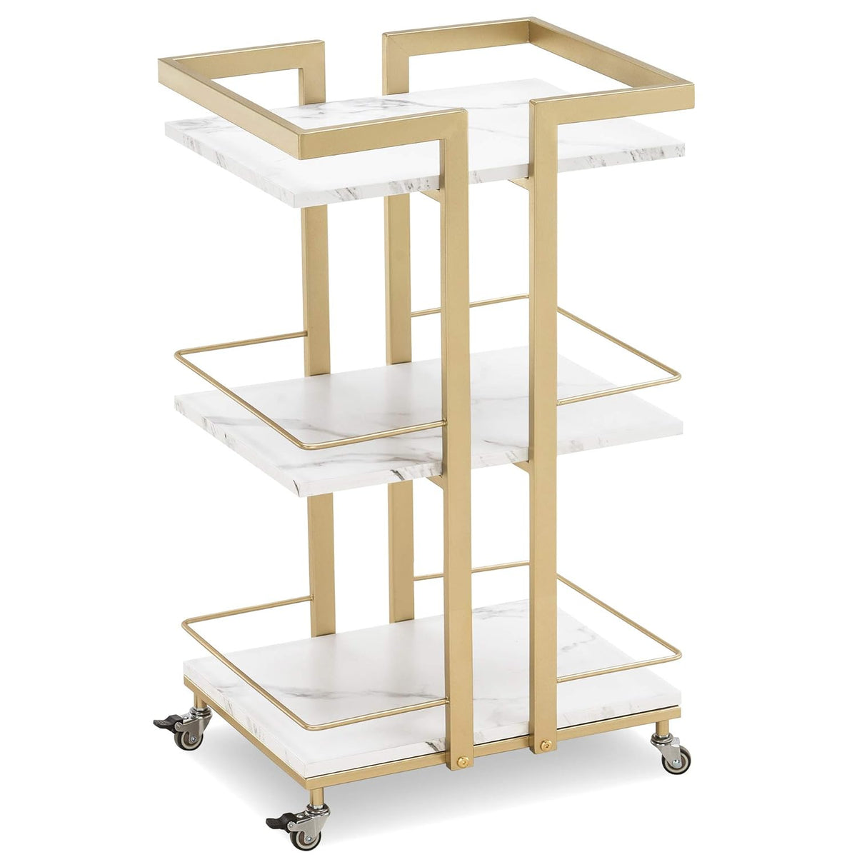 Metal Storage Rolling Cart with Wheels F37793