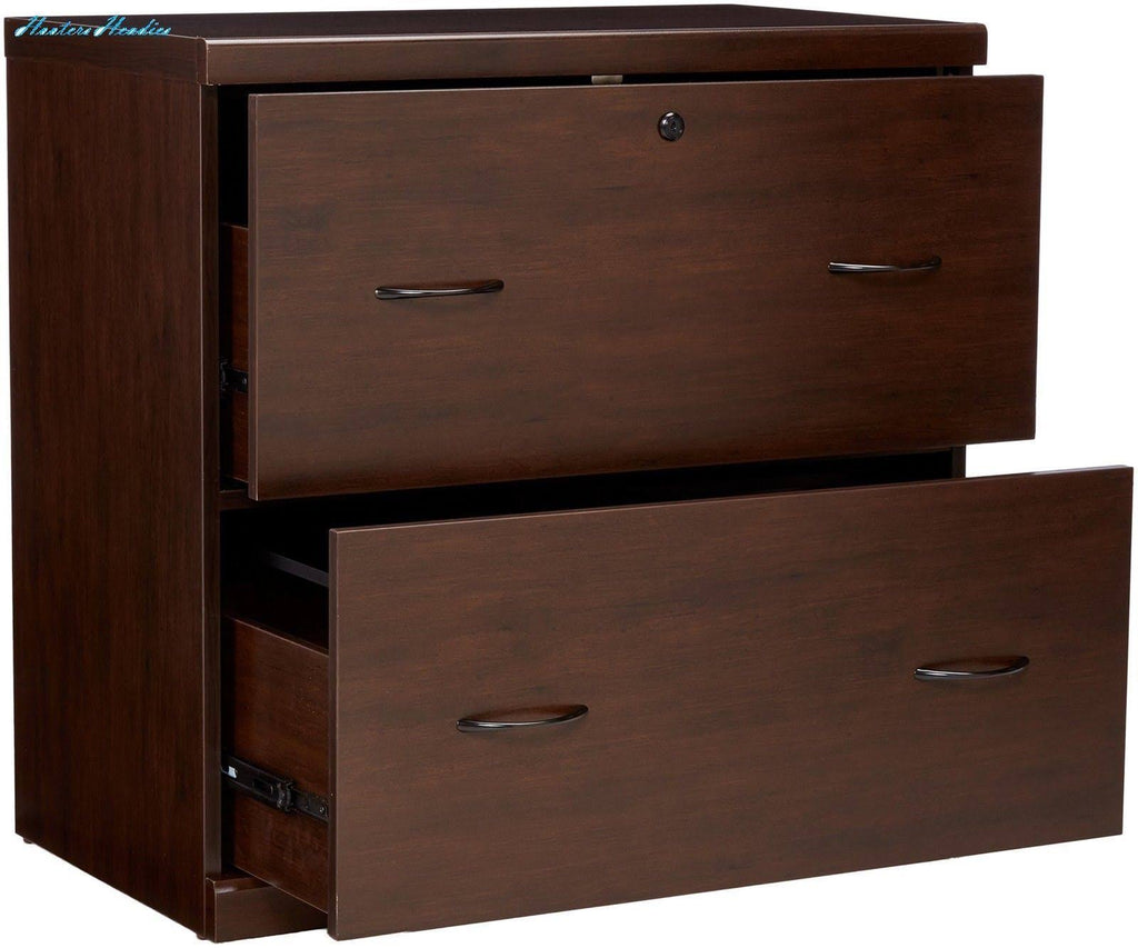 Espresso 2 Drawer Lateral Filing Cabinet B94670