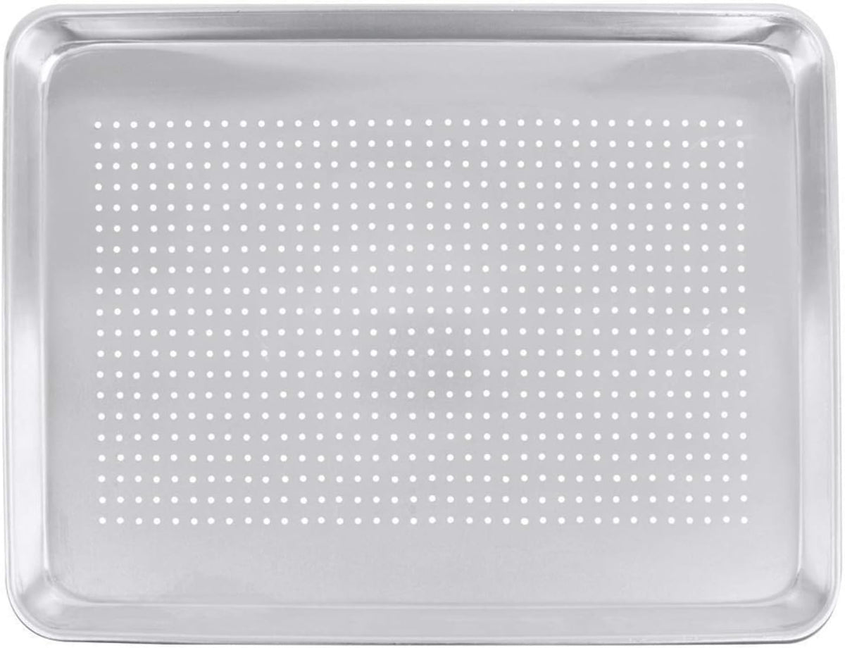18 x 26 inch Perforated Aluminum Sheet Pan 12 Pack T6092