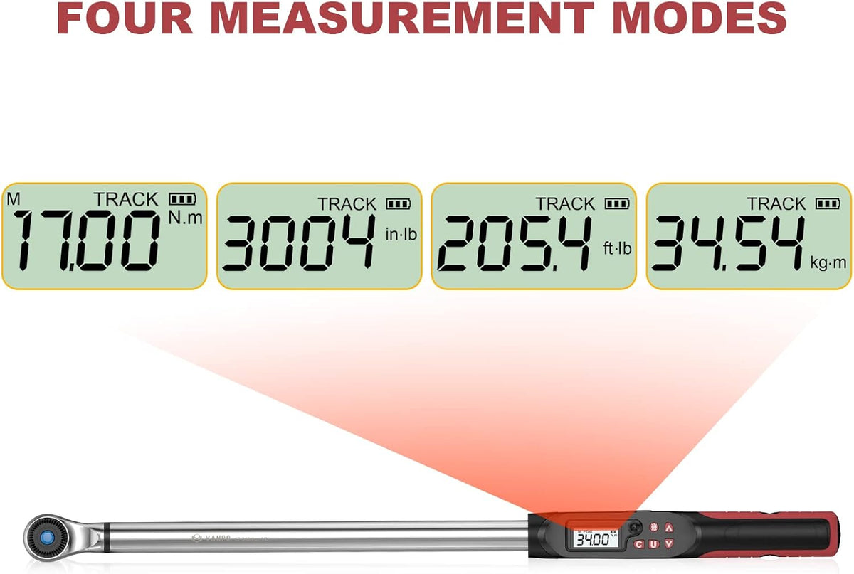 1/2-Inch Drive Digital Torque Wrench Set U821