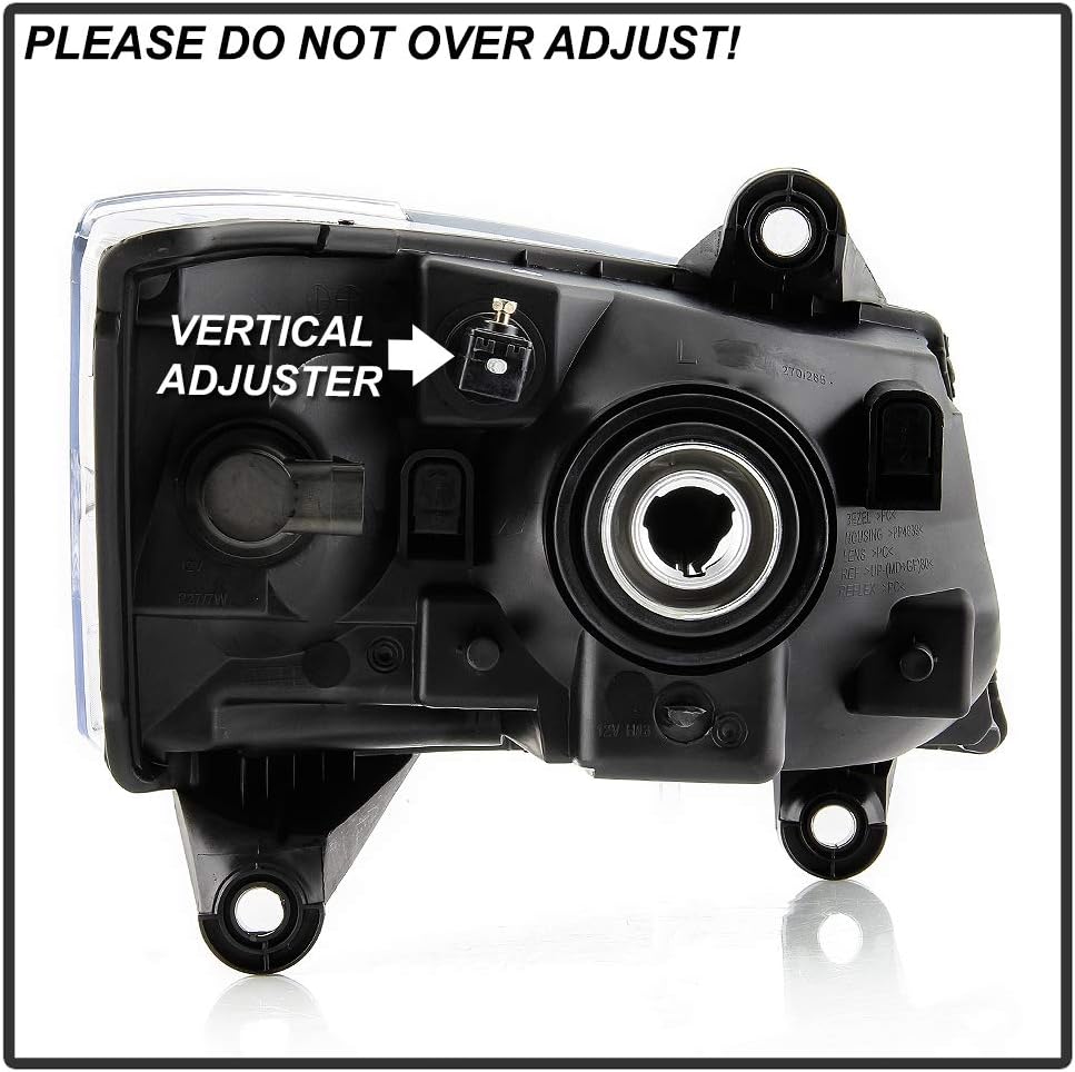 Chrome Housing Headlights Assembly Driver & Passenger Side S187