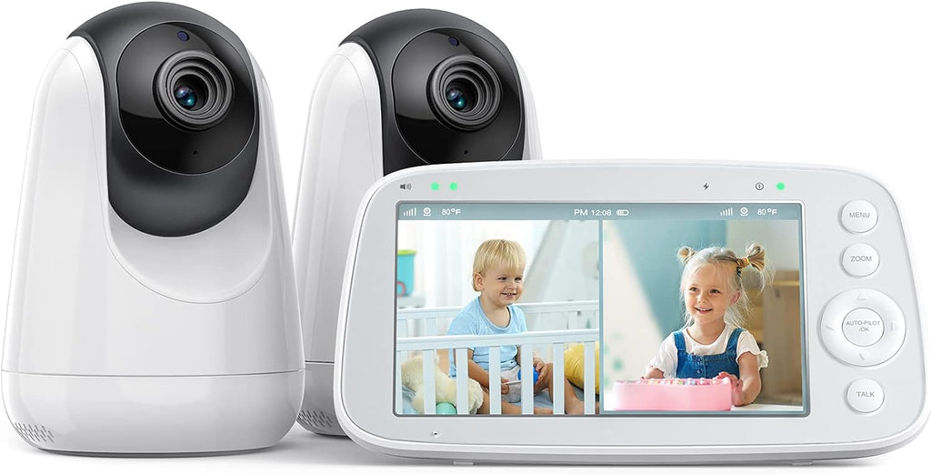 720P Video Baby Monitor with 2 Cameras G72994
