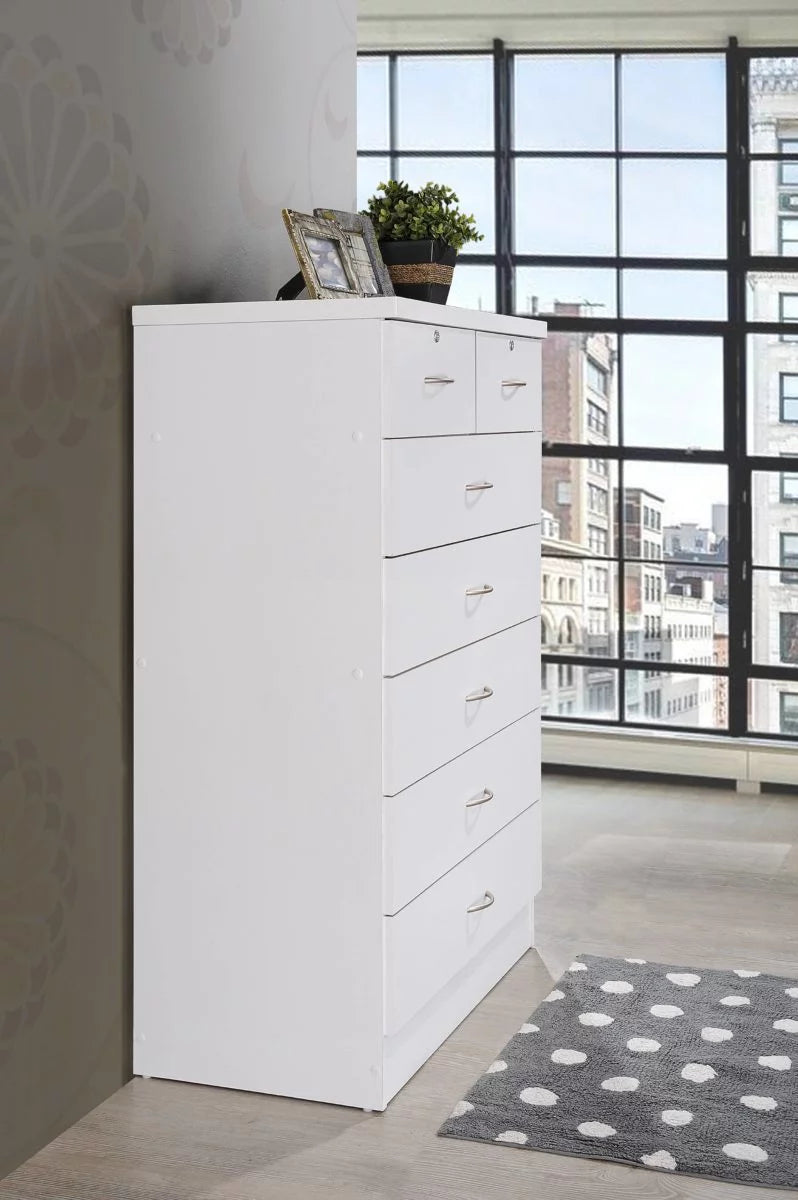 7 Drawer Mahogany Dresser with Two Locks C39599
