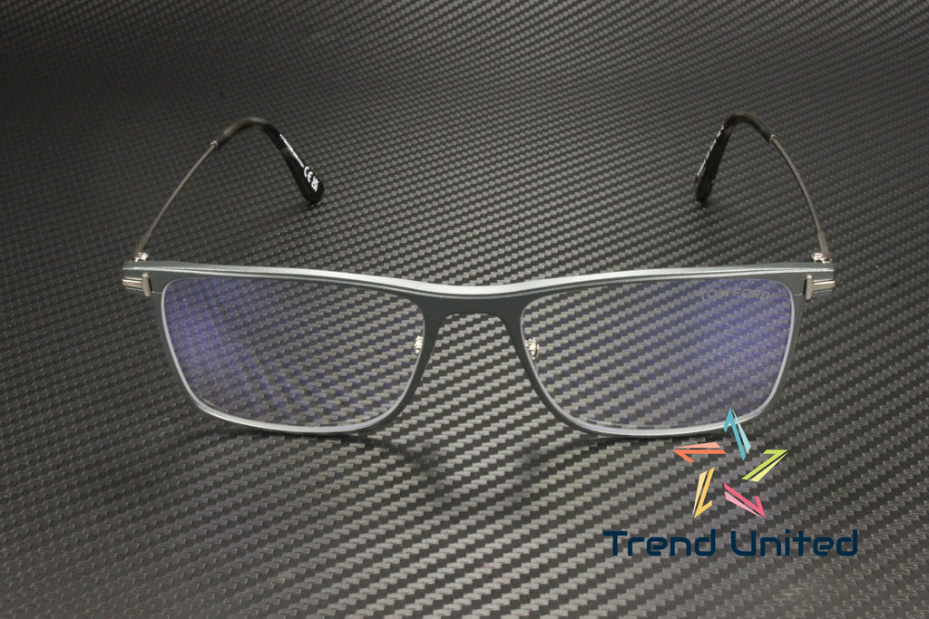 Matte Gray Blue Block Eyeglasses C874944