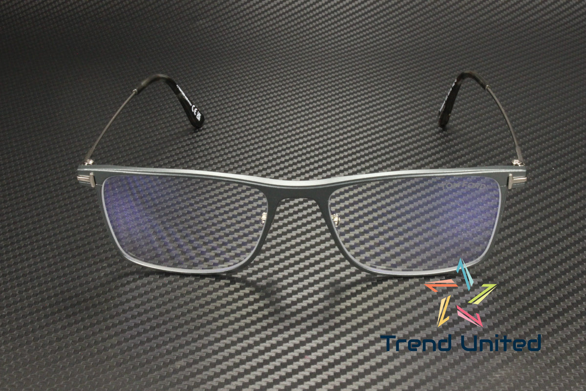 Matte Gray Blue Block Eyeglasses C874944