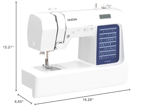 Computerized Sewing and Quilting Machine, 70 Built-in Stitches, White V21031