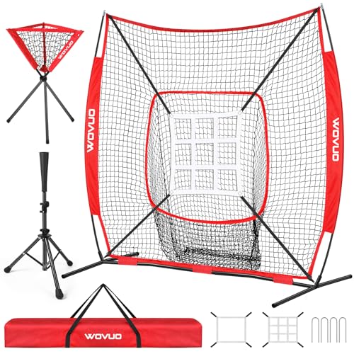 7x7 ft Baseball Softball Net with Strike Zone E6431