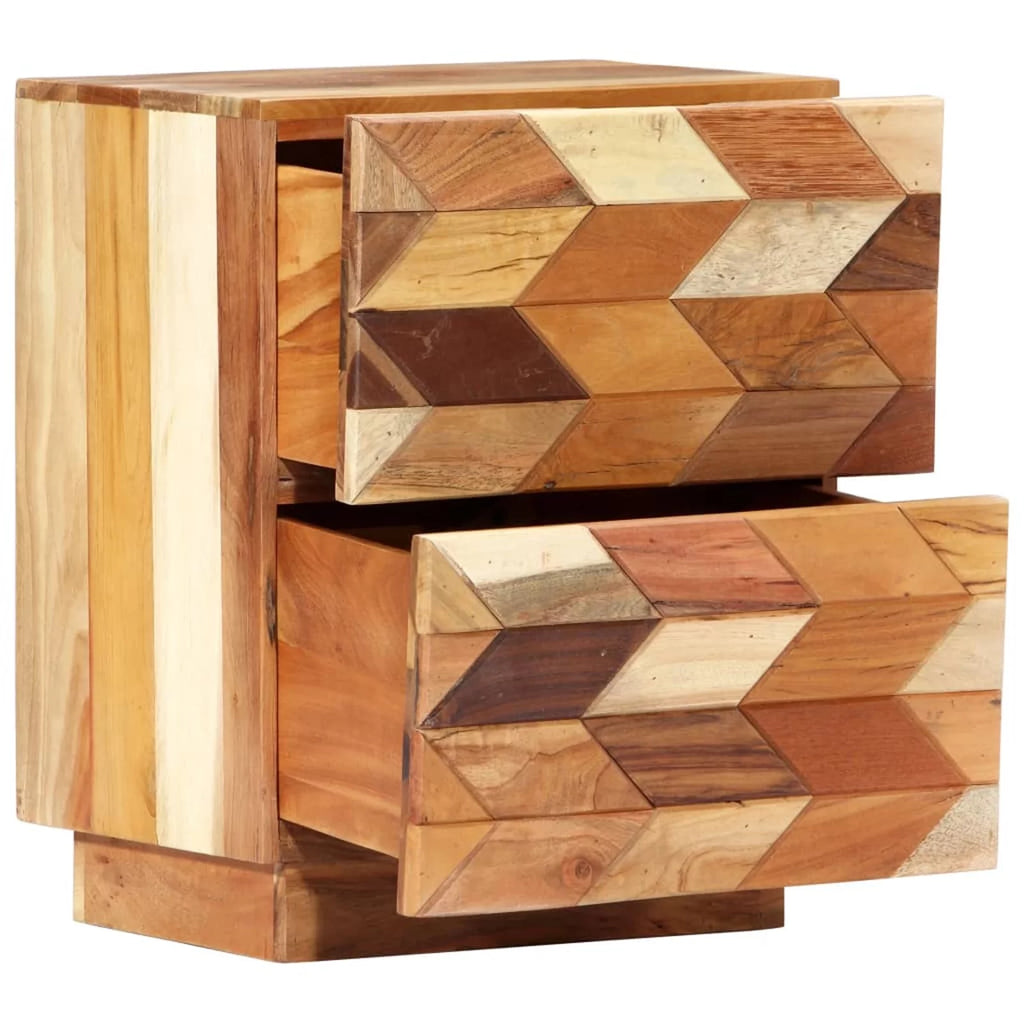 Solid Reclaimed Wood Bedside Cabinet A50063