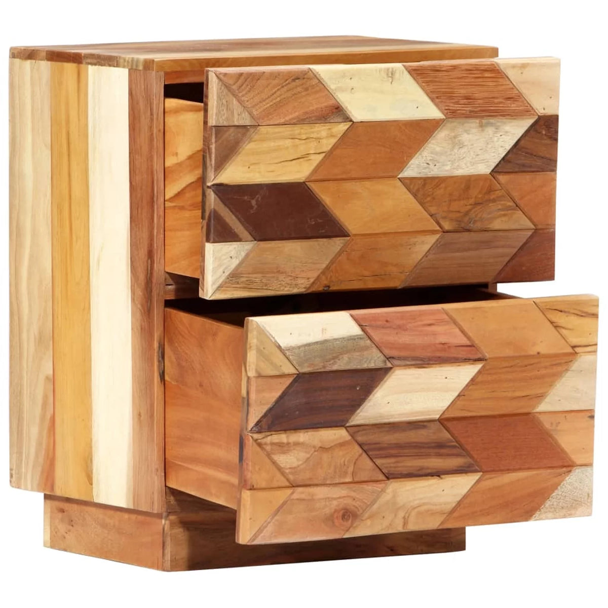 Solid Reclaimed Wood Bedside Cabinet A50063