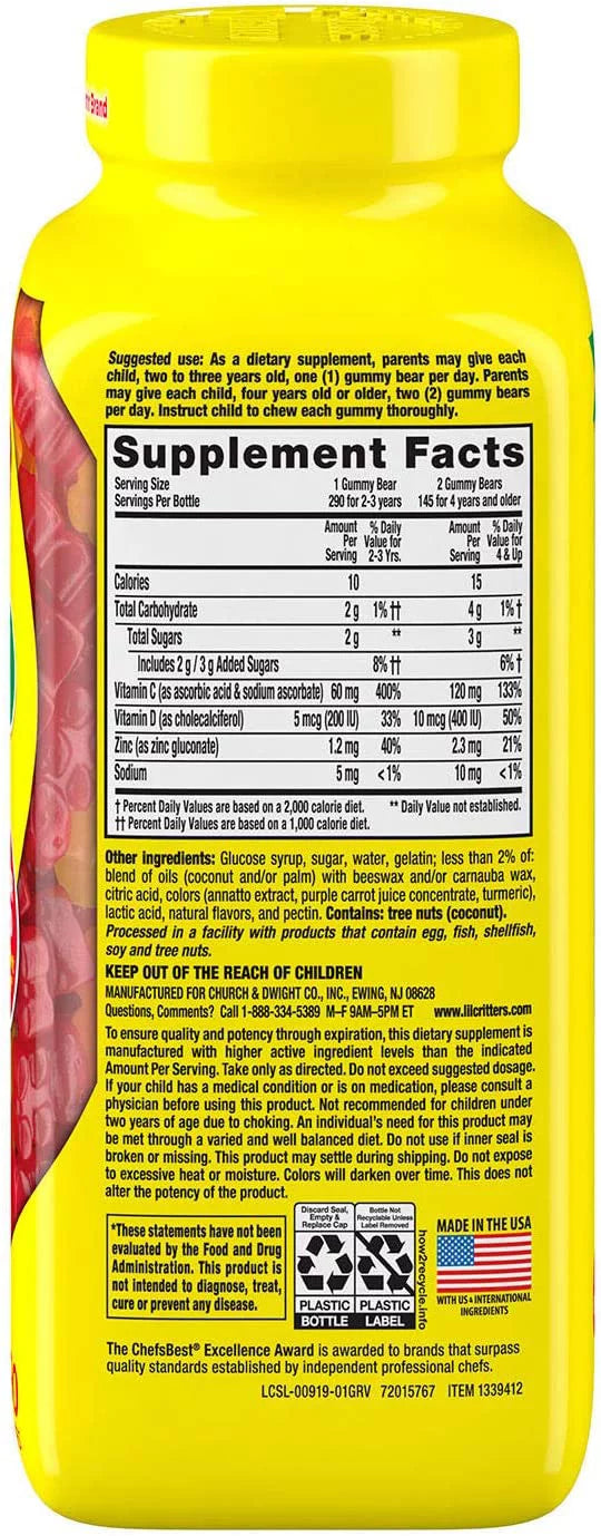Kids' Immune C Plus Zinc and Vitamin D F64274