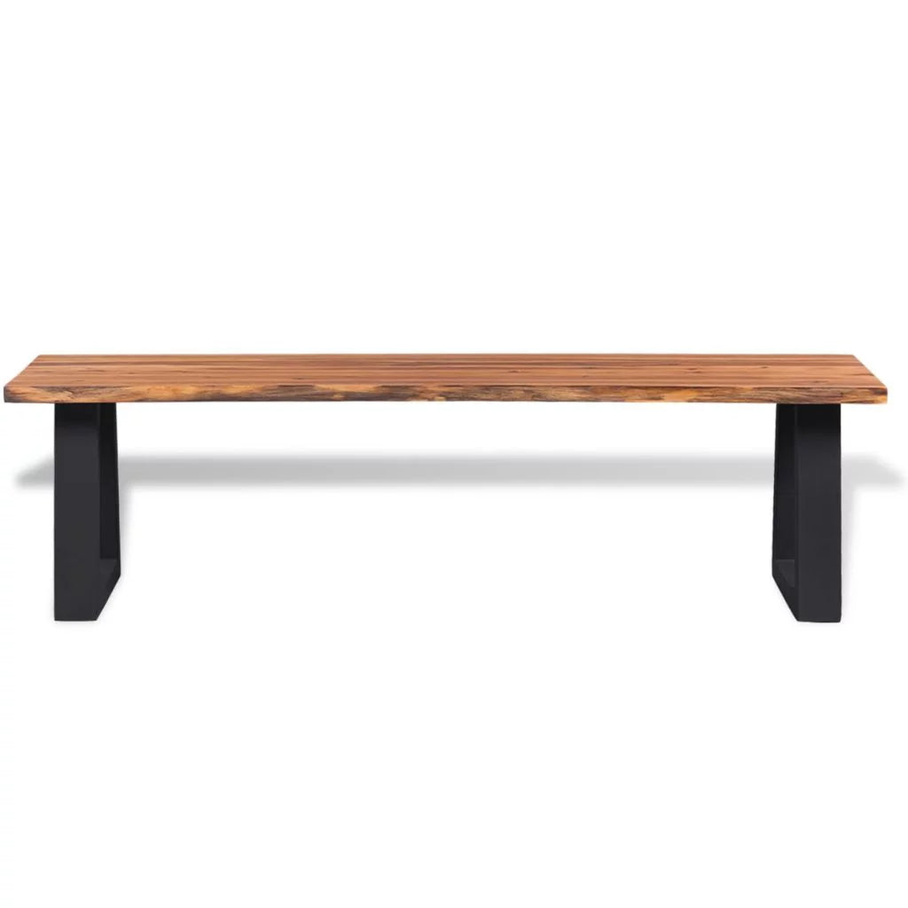 Solid Acacia Wood Bench Y566