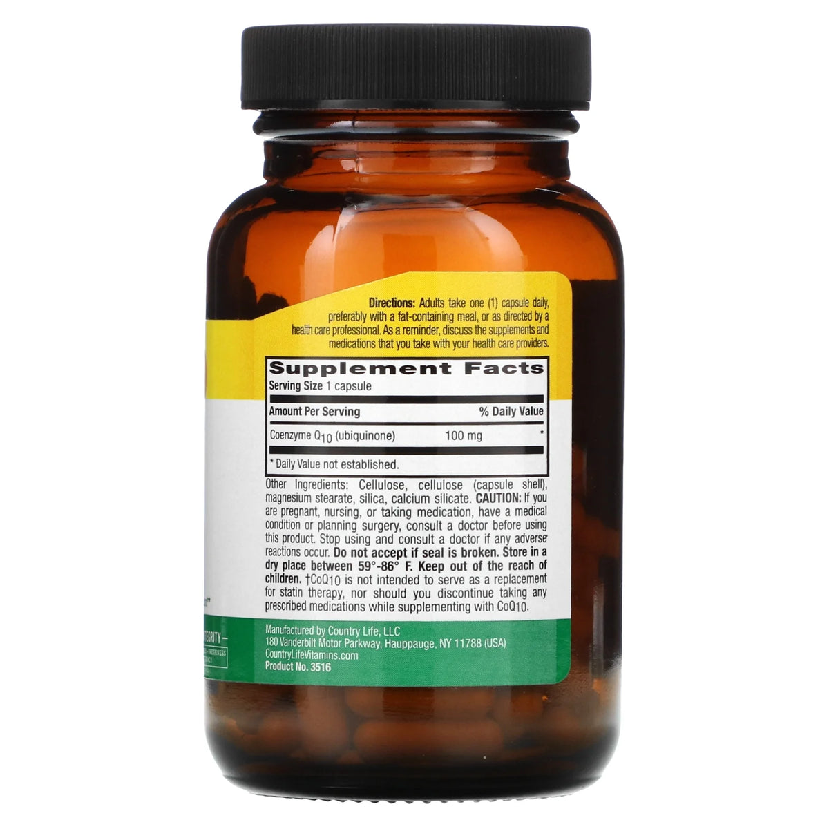 CoQ10 100 mg 60 Vegan Capsules D368