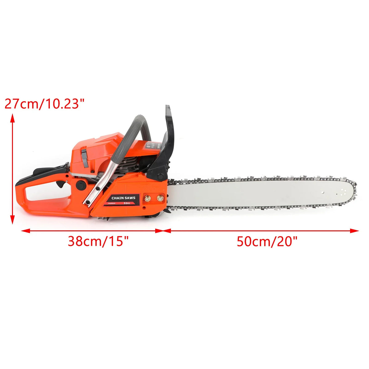 Gasoline Chainsaw with 22 in. Bar 52CC 2-Cycle D144