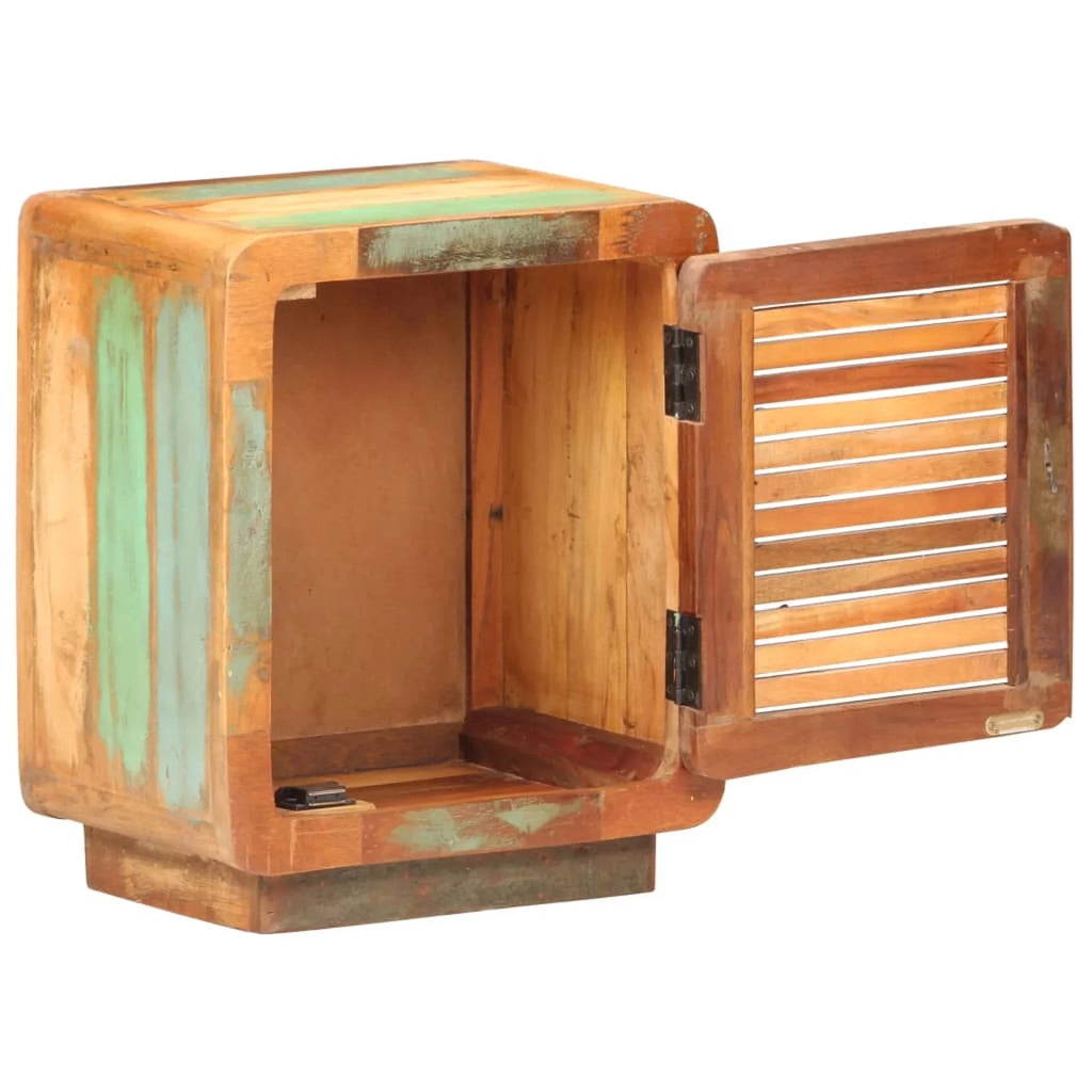 Bedside Cabinet Solid Reclaimed Wood C270326