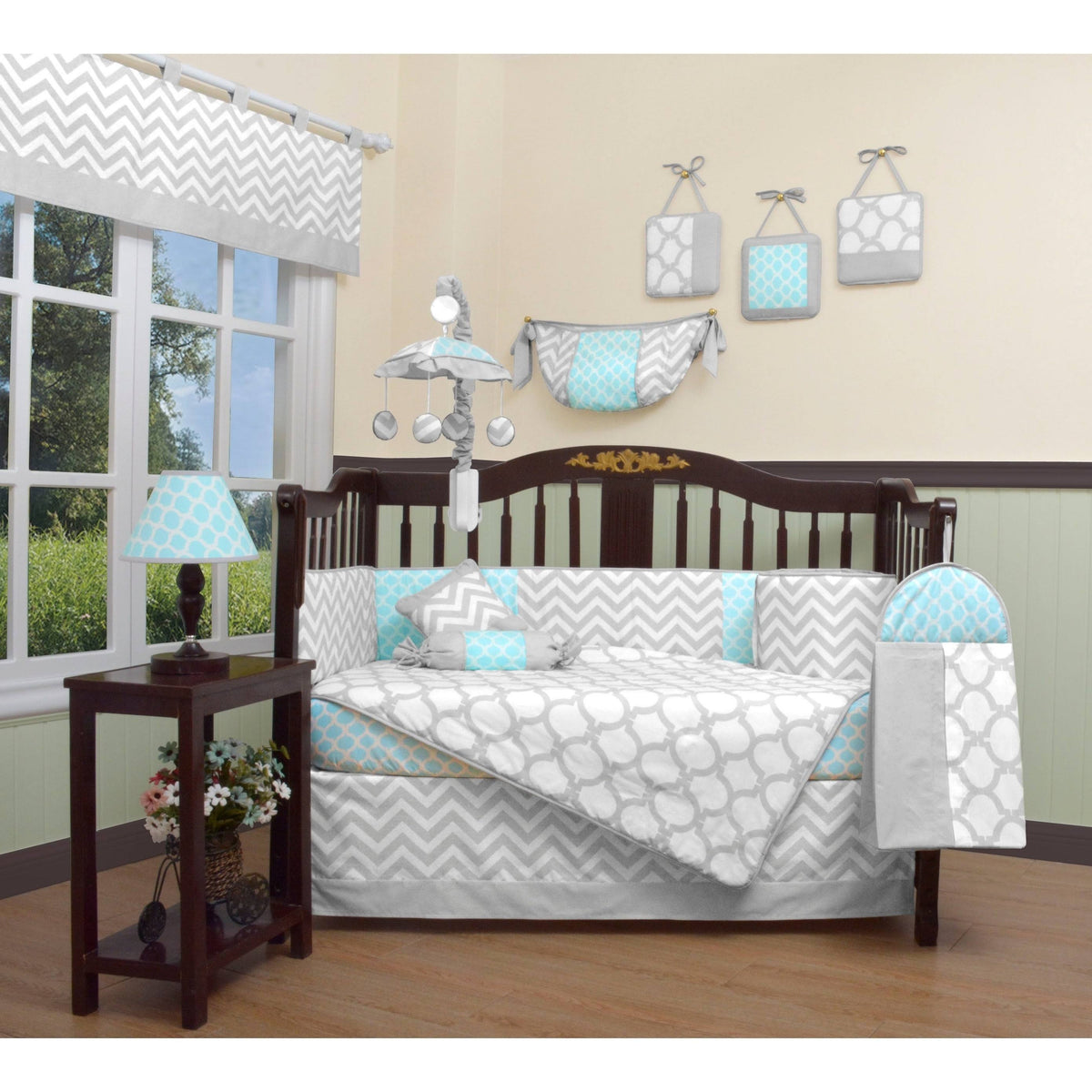 13 Piece Crib Bedding Set M300