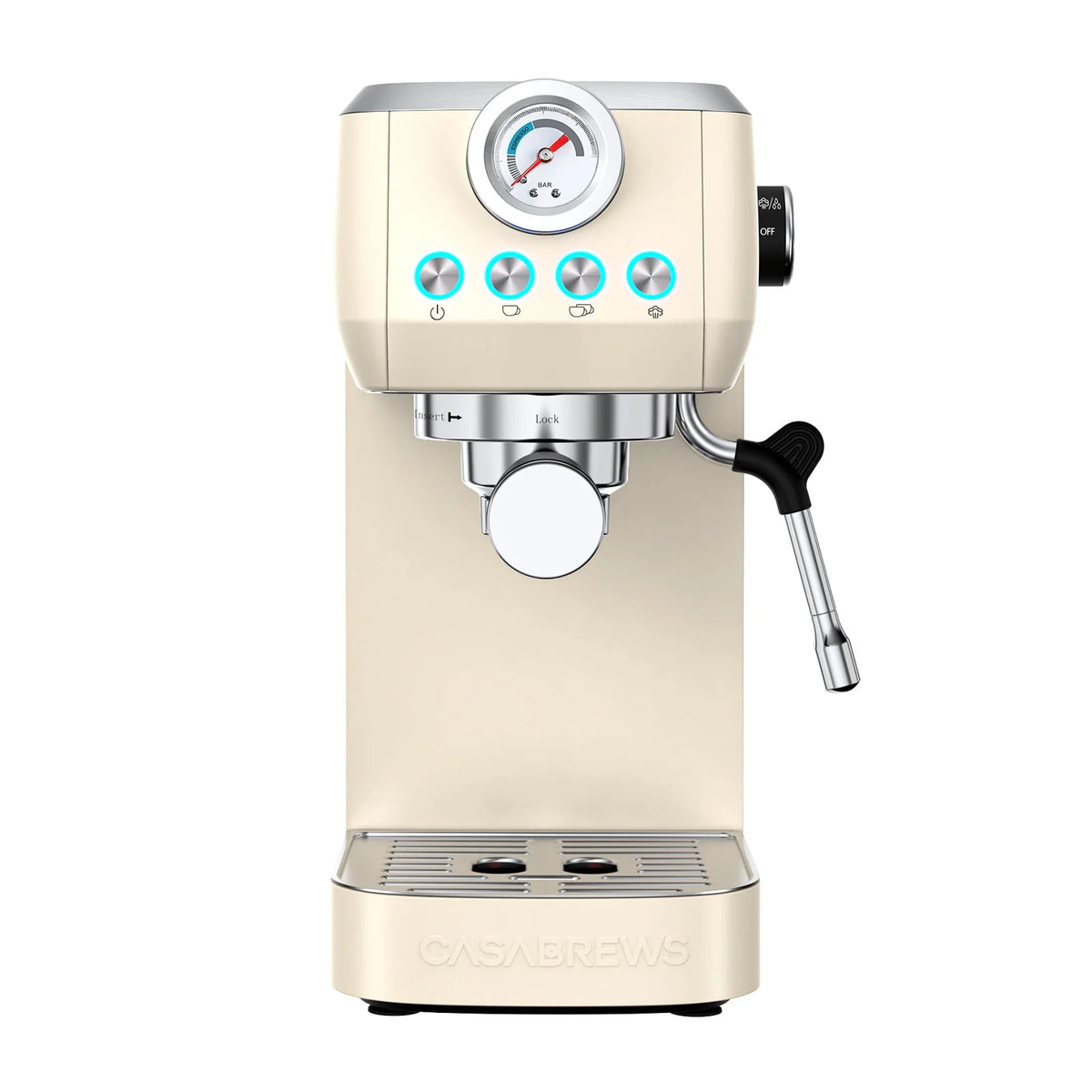 20 Bar Espresso Machine with Steam Wand, 49 oz Water Tank W848578