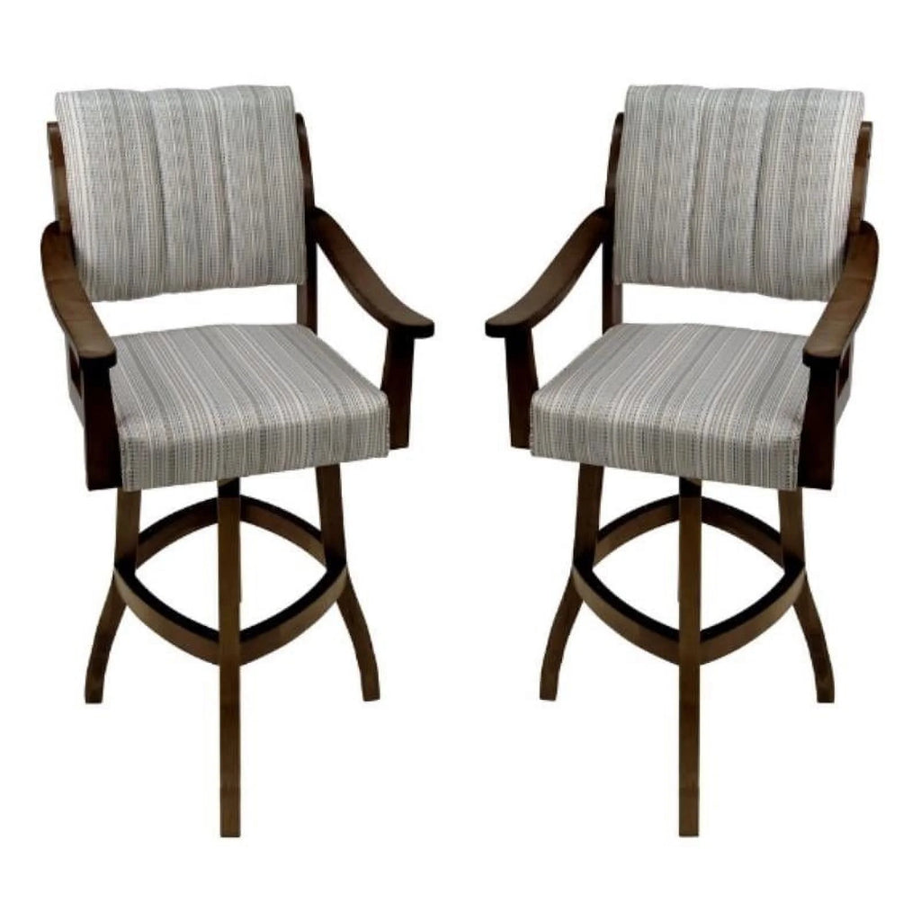 Wood Bar Stool Set of 2 C72537