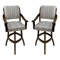 Wood Bar Stool Set of 2 C72537
