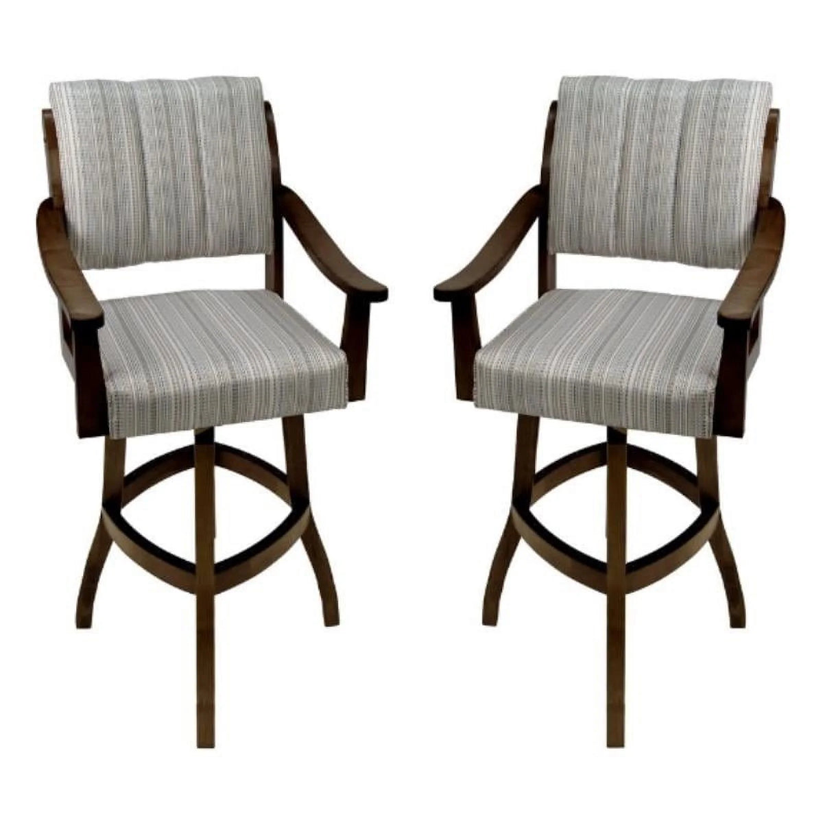 Wood Bar Stool Set of 2 C72537