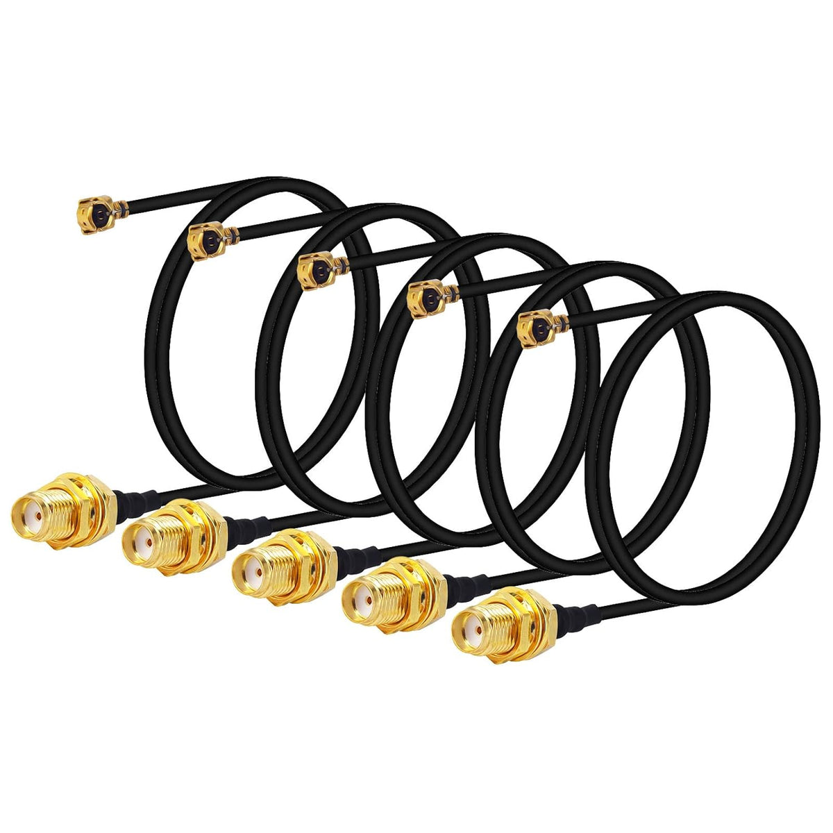 U.FL to SMA Female WiFi Pigtail Cable 15cm Pack of 5 O452