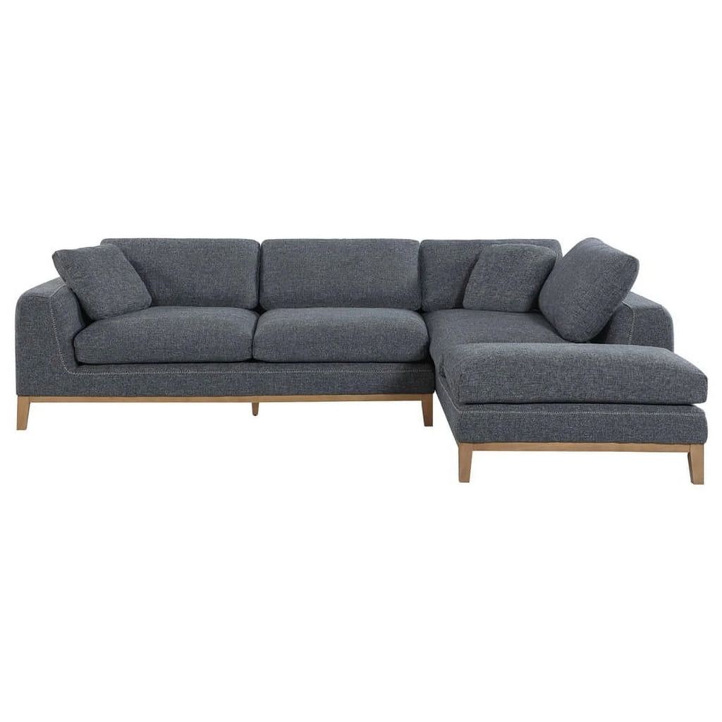 Gray Fabric Upholstered Modular Sectional G428