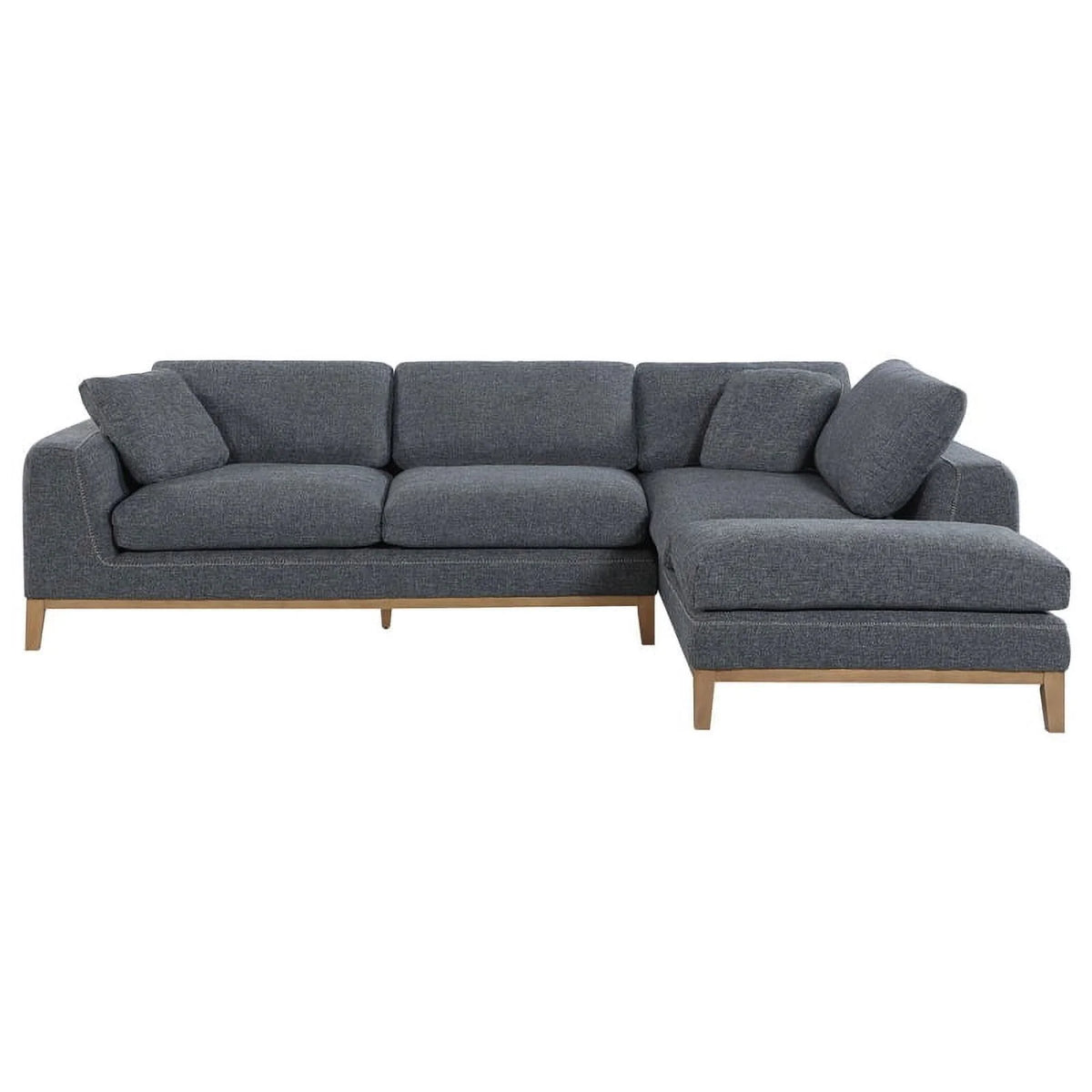 Gray Fabric Upholstered Modular Sectional G428