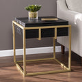 Reclaimed Wood Storage End Table A847