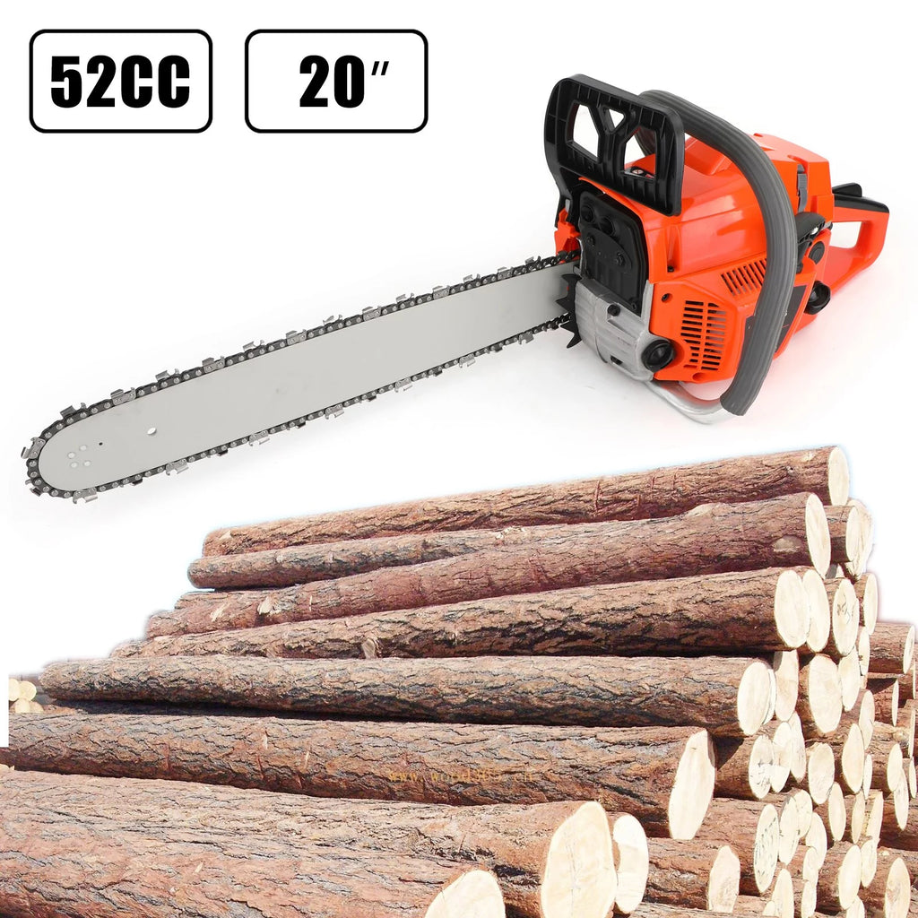 Gasoline Chainsaw with 22 in. Bar 52CC 2-Cycle D144