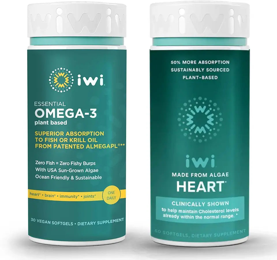 Vegan Plant-Based Algae Omega-3 Bundle, 30 Servings C462831