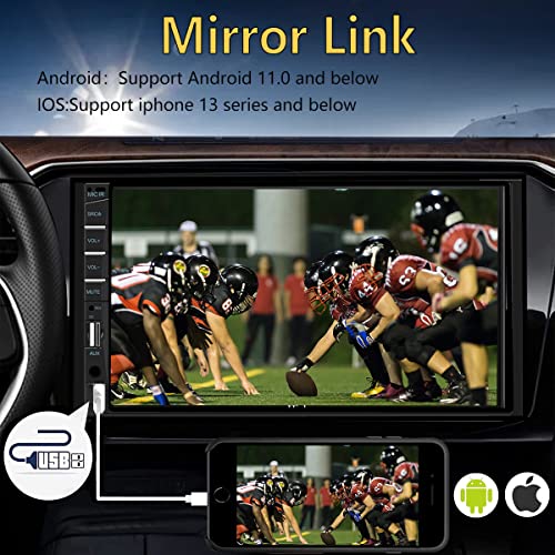Double Din 7 inch Touchscreen Car Stereo with Backup Camera H1279