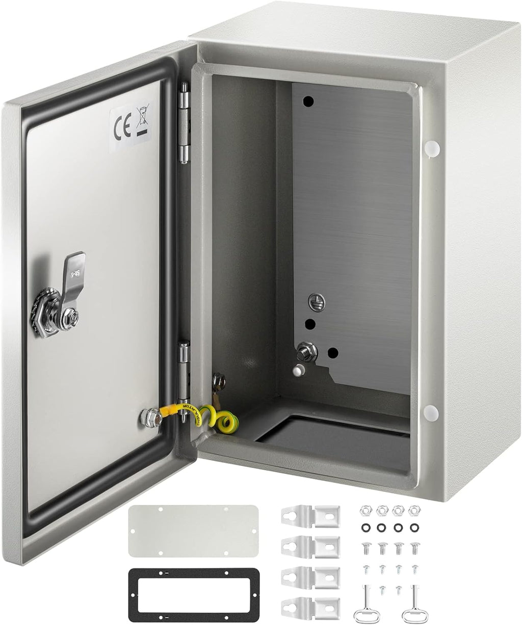 12 x 12 x 8'' NEMA 4X Steel Electrical Enclosure E759