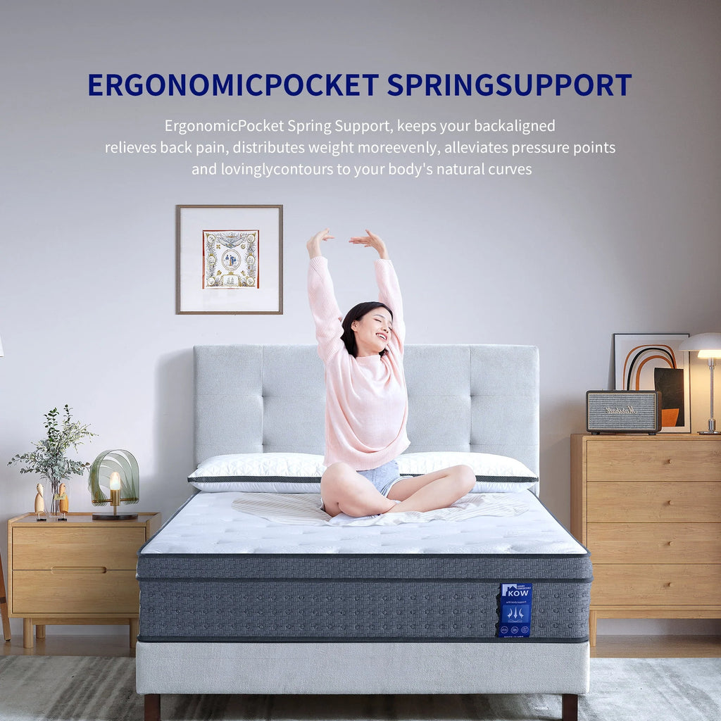 12 inch Full Size Gel Memory Foam Hybrid Mattress G128469