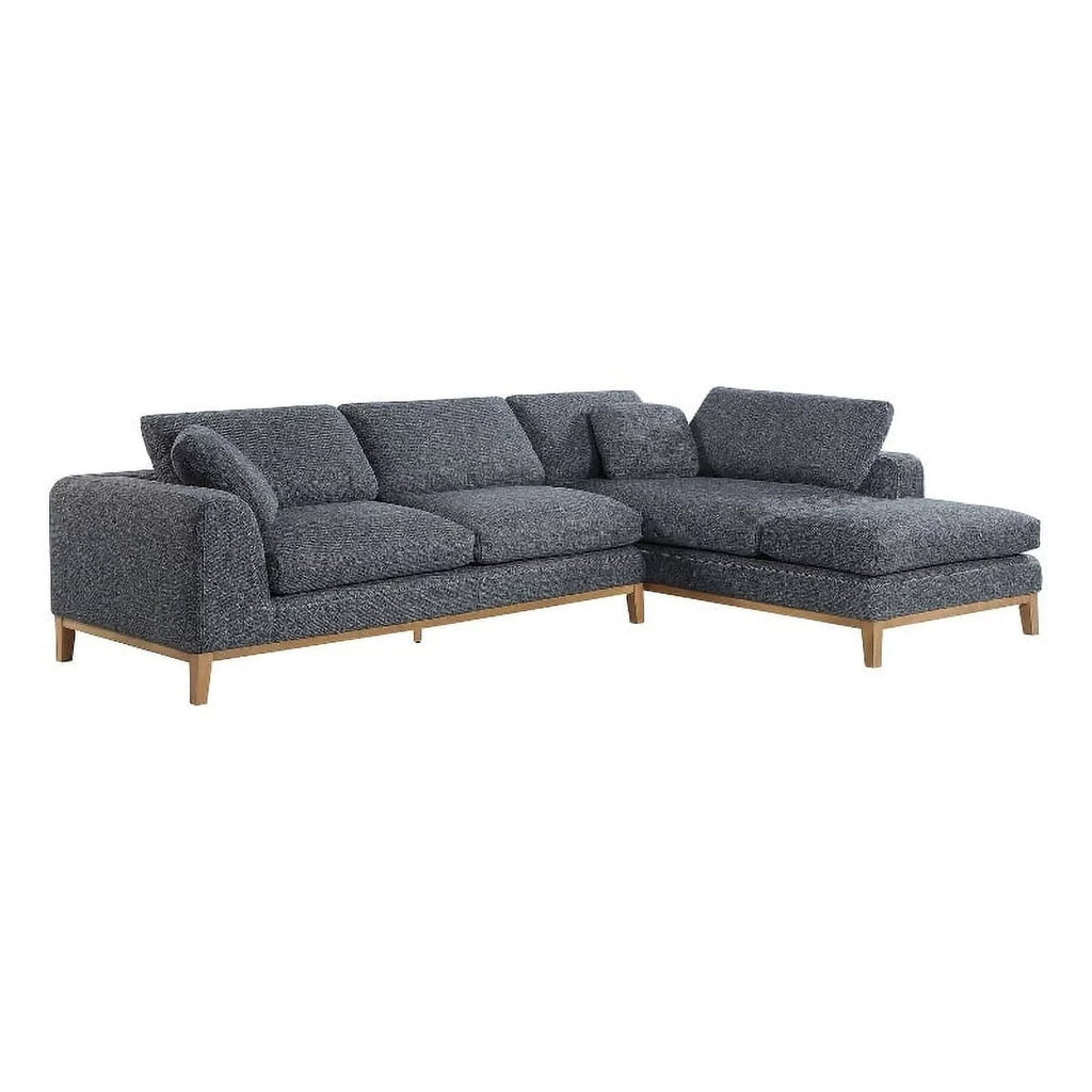 Gray Fabric Upholstered Modular Sectional G428