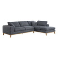 Gray Fabric Upholstered Modular Sectional G428