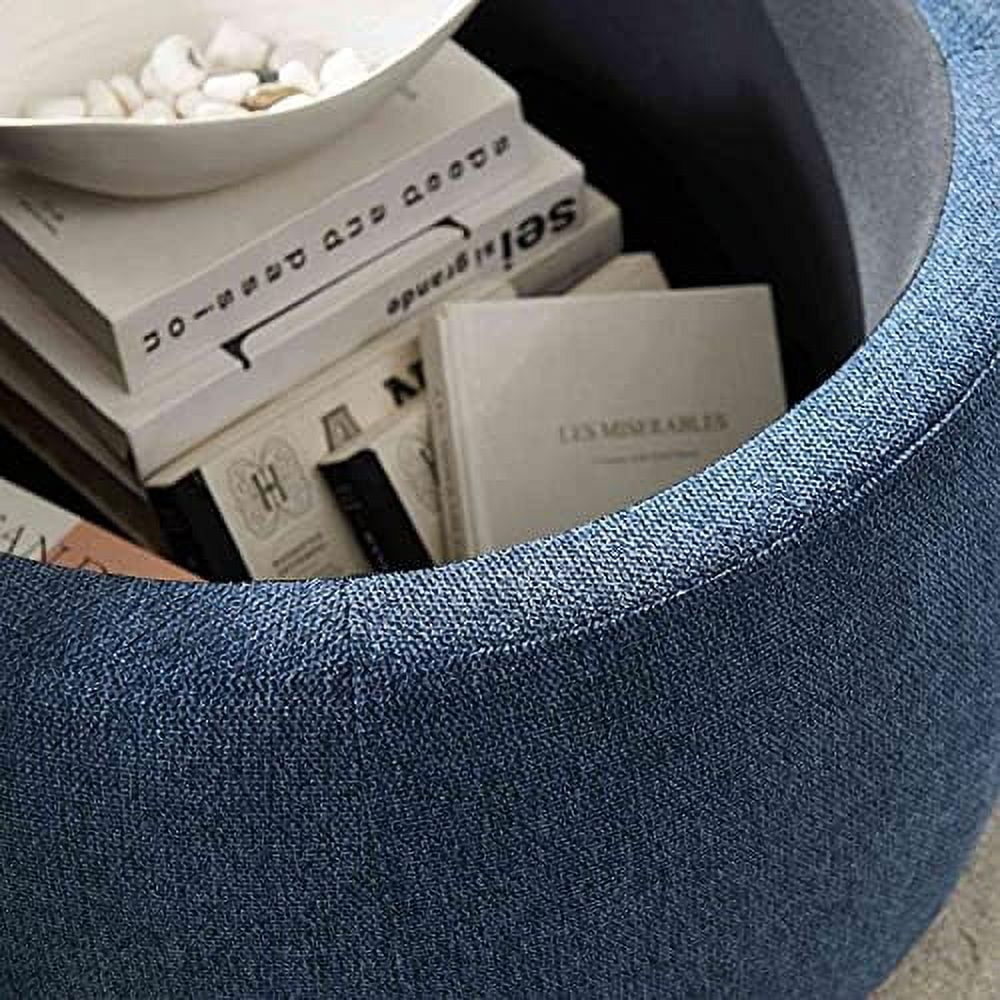Round Ottoman with Removable Lid S65754
