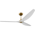 84 Ceiling Fan with White Blades and Gold Finish O78903