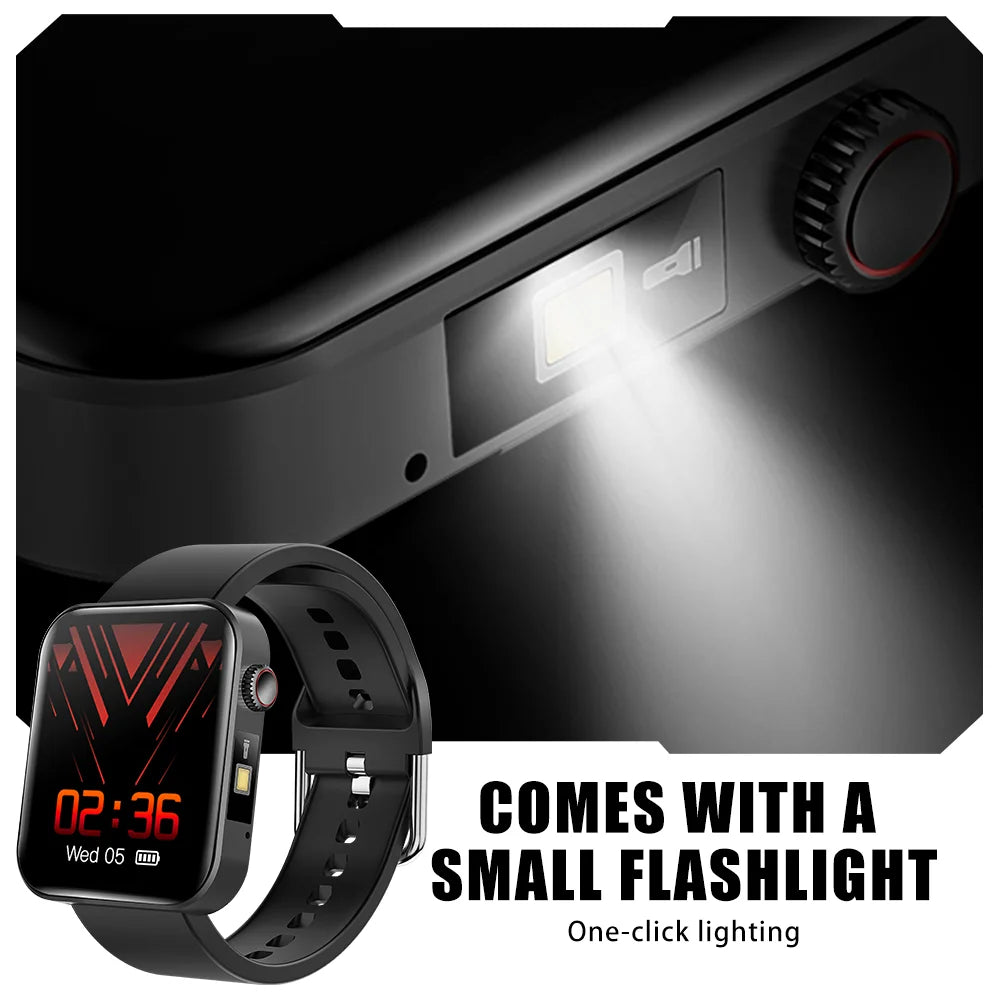 Smart Watch with LED Flashlight and Fitness Tracker R55949