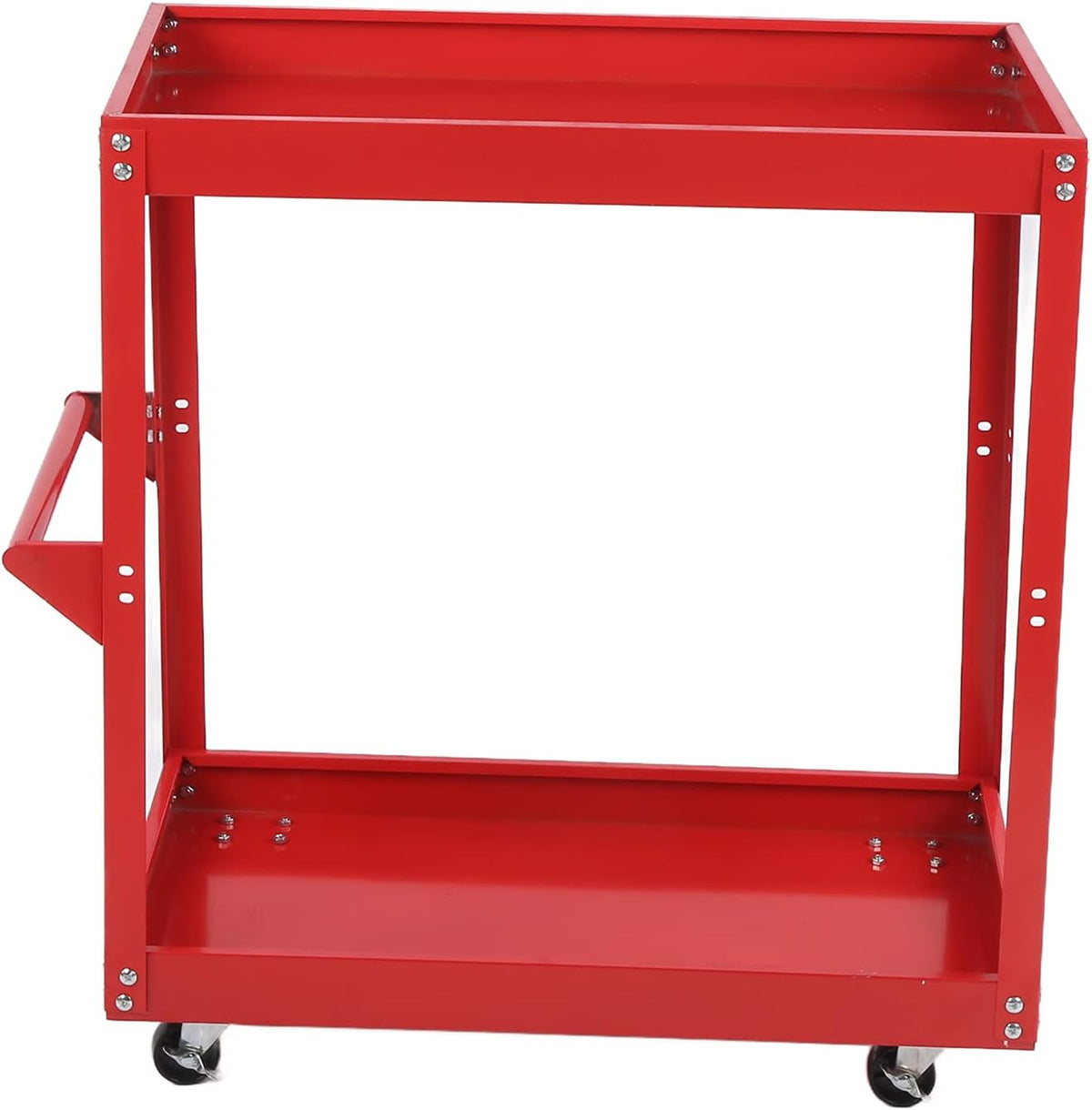 Utility Cart 2-Tray Rolling Storage Trolley X17657