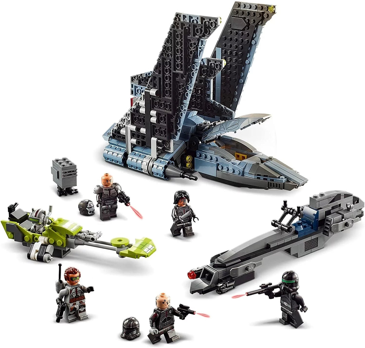 Star Wars Attack Shuttle Building Toy Set with 5 Clones Minifigures Z319693