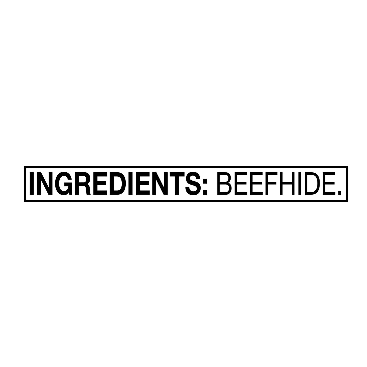 9" Beefhide Chews for Dogs, 10.8 oz, 4 Count Z275