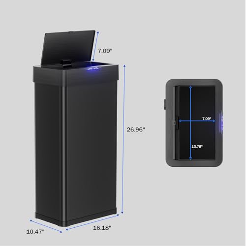 16 Gallon Motion Sensor Trash Can K116257