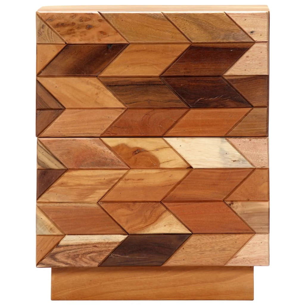 Solid Reclaimed Wood Bedside Cabinet A50063