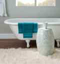 Blue White Capiz Shell Accent Table N54863