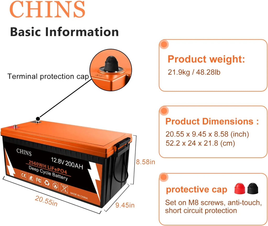 12.8V 100Ah LiFePO4 Battery U7998