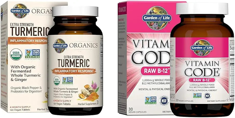 120 Tablets Turmeric Curcumin B12 Vegan Gluten Free Supplements K32453