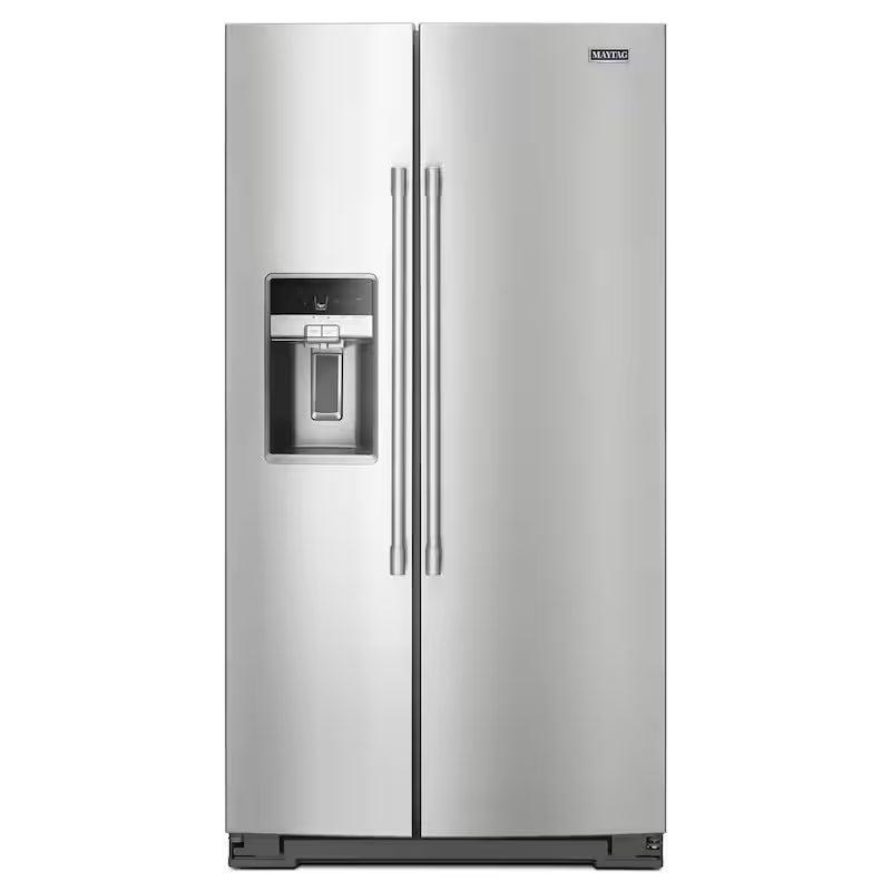 21 cu. ft. Side by Side Refrigerator Stainless Steel Counter Depth Q125422